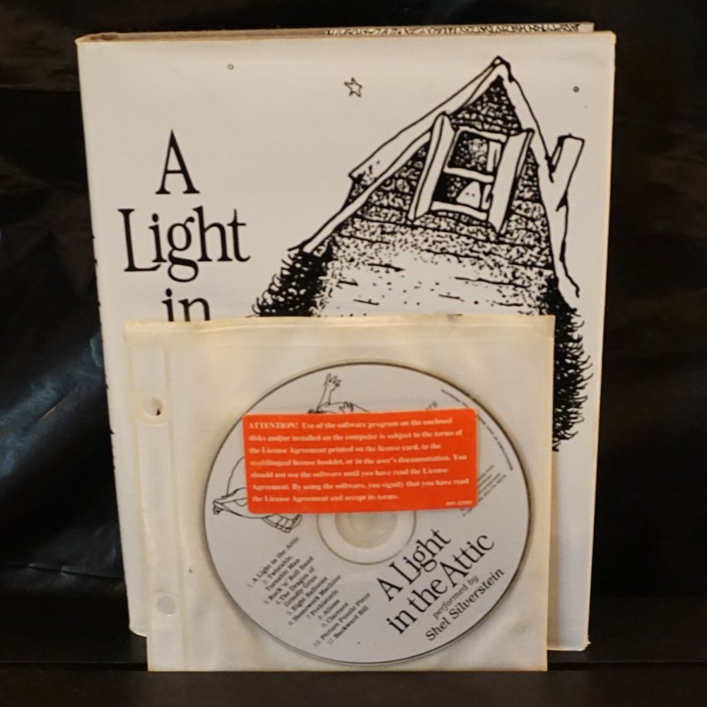 A Light in the Attic Shel Silverstein Children's Book & CD - Picture 3 of 3